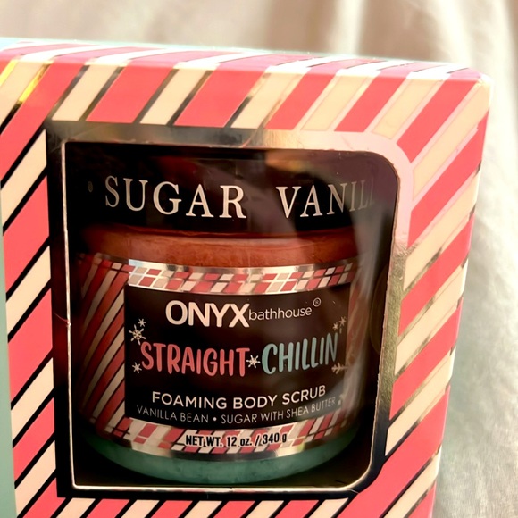 SET of 2-Gift Boxed Foaming Body Scrubs-Sugar Vanilla Bean-12 oz. Each - Picture 2 of 3